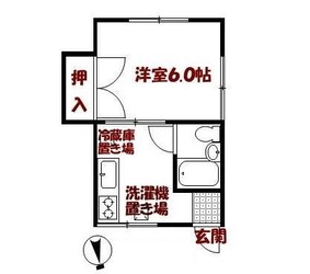 北千住駅 徒歩10分 2階の物件間取画像